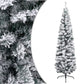 Kunstkerstboom Met Led's En Kerstballen Smal 210 Cm Groen