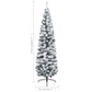 Kunstkerstboom Met Led's En Kerstballen Smal 210 Cm Groen