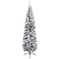 Kunstkerstboom Met Led's En Kerstballen Smal 210 Cm Groen