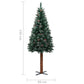 Kerstboom Met Led's En Kerstballen Smal 150 Cm Groen