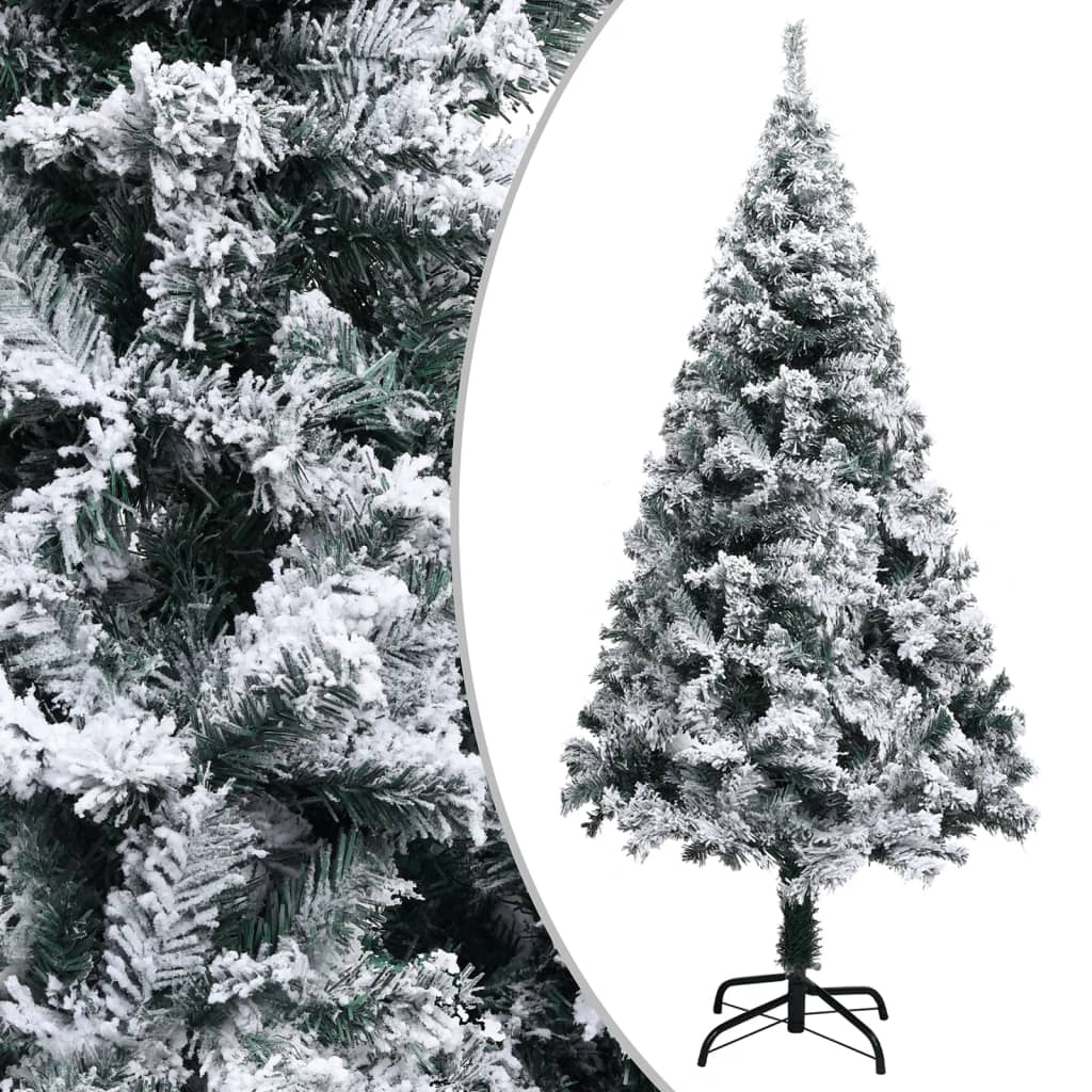 Kunstkerstboom Met Led's En Kerstballen 120 Cm Groen