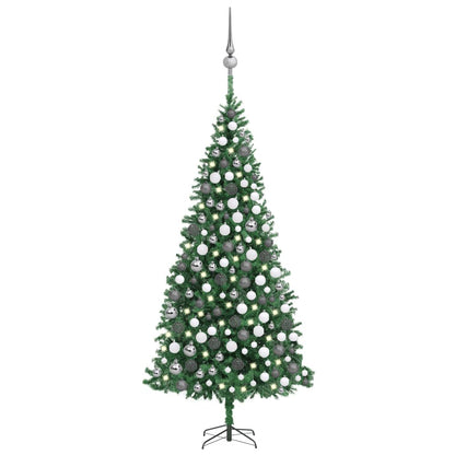 Kunstkerstboom Met Led's En Kerstballen 300 Cm Groen