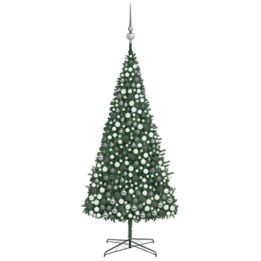 Kunstkerstboom Met Led's En Kerstballen 400 Cm Groen