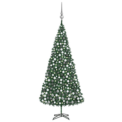Kunstkerstboom Met Led's En Kerstballen 500 Cm Groen