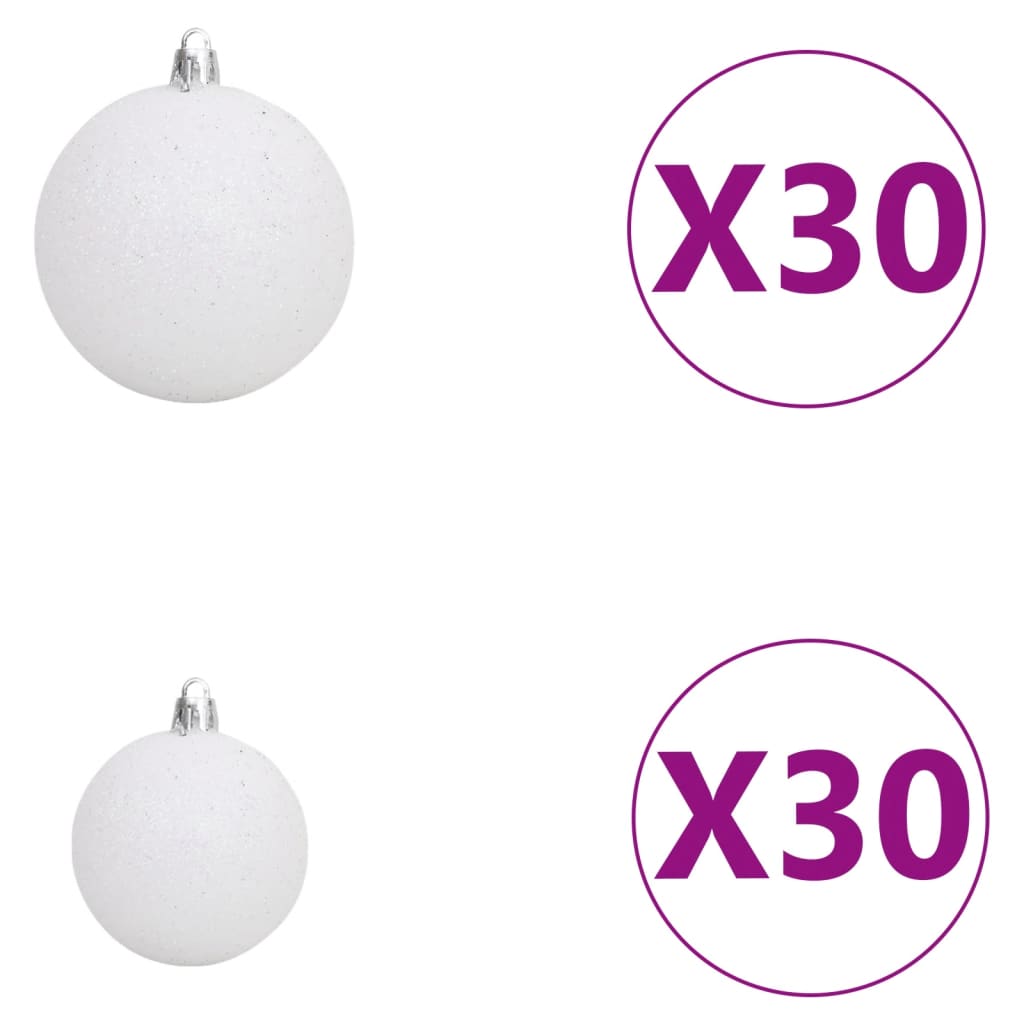 Kunstkerstboom Met Led's En Kerstballen 500 Cm Groen
