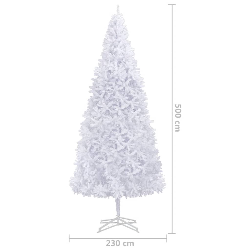 Kunstkerstboom Met Led's En Kerstballen 500 Cm Wit