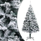 Kunstkerstboom Met Led's, Kerstballen En Sneeuw 300 Cm Groen