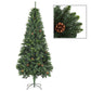 Kunstkerstboom Met Led's, Kerstballen En Dennenappels 210 Cm