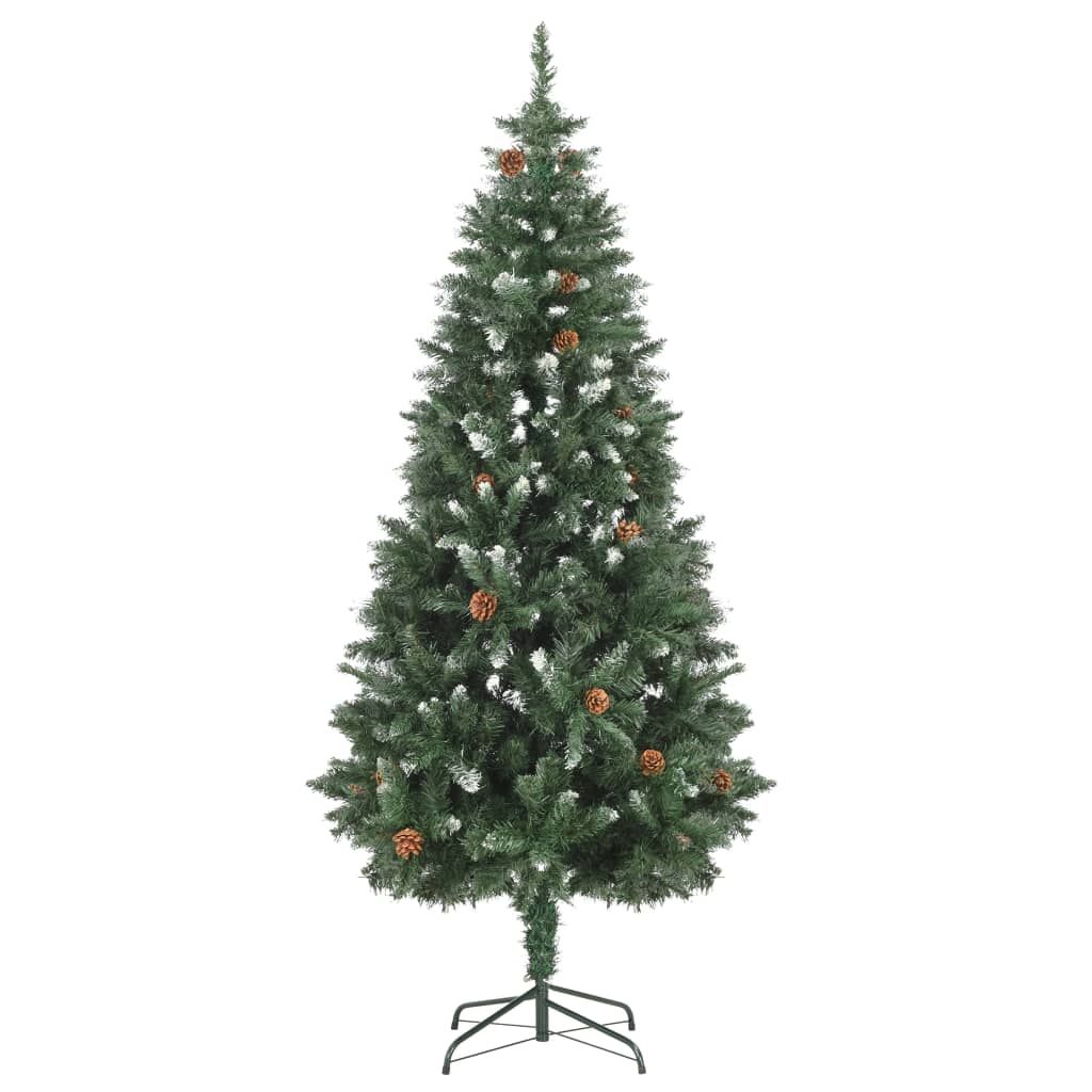 Kunstkerstboom Met Led's, Kerstballen En Dennenappels 180 Cm