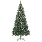 Kunstkerstboom Met Led's, Kerstballen En Dennenappels 210 Cm