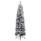 Kunstkerstboom Met Led's En Kerstballen Smal 150 Cm Groen