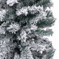 Kunstkerstboom Met Led's En Kerstballen Smal 150 Cm Groen