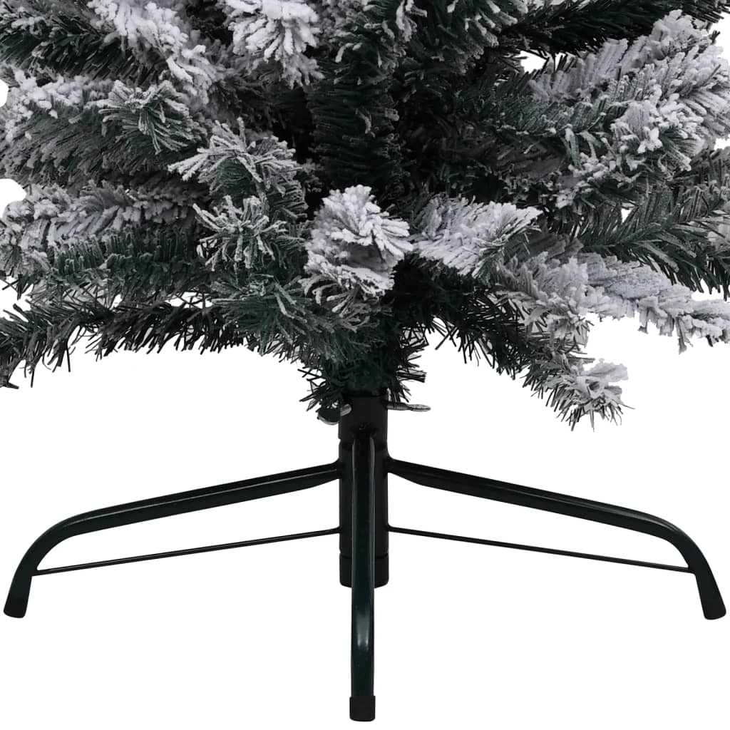 Kunstkerstboom Met Led's En Kerstballen Smal 150 Cm Groen