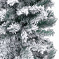 Kunstkerstboom Met Led's En Kerstballen Smal 240 Cm Groen