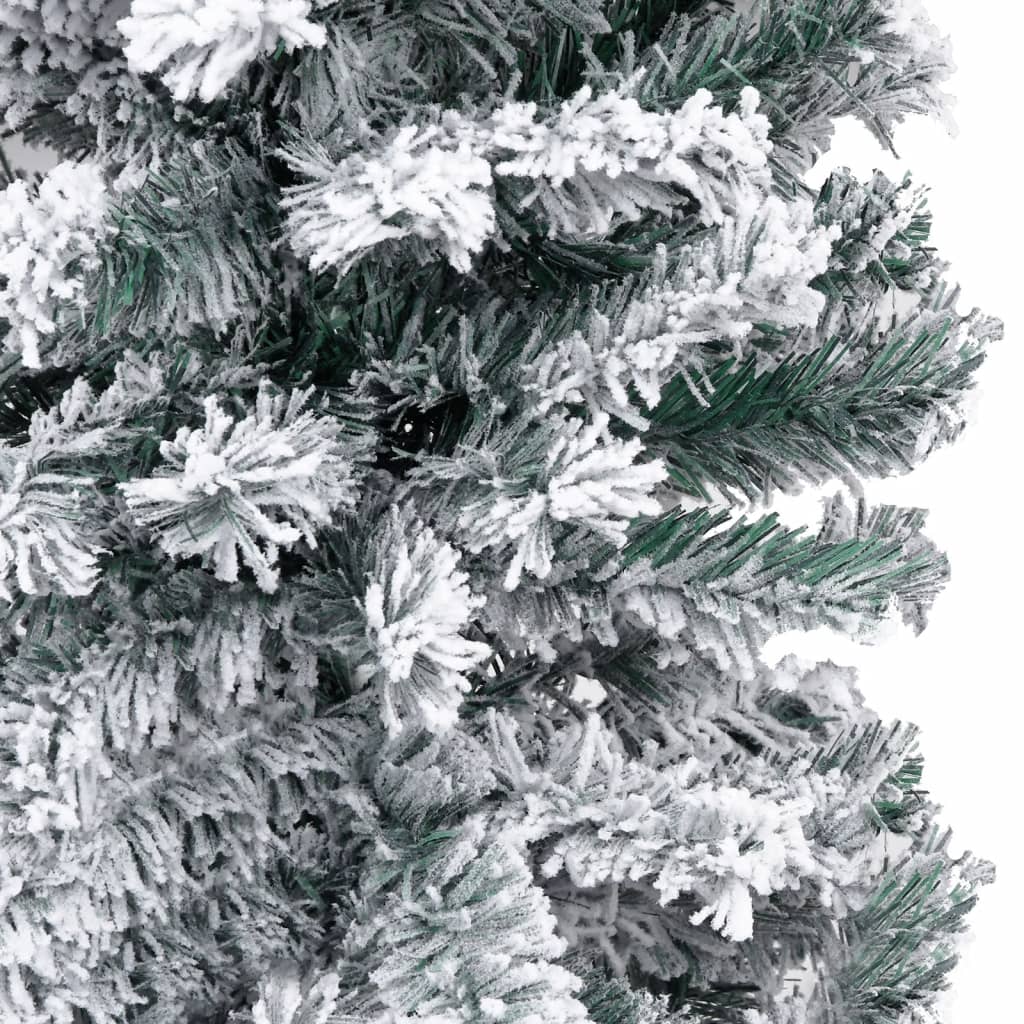 Kunstkerstboom Met Led's En Kerstballen Smal 240 Cm Groen