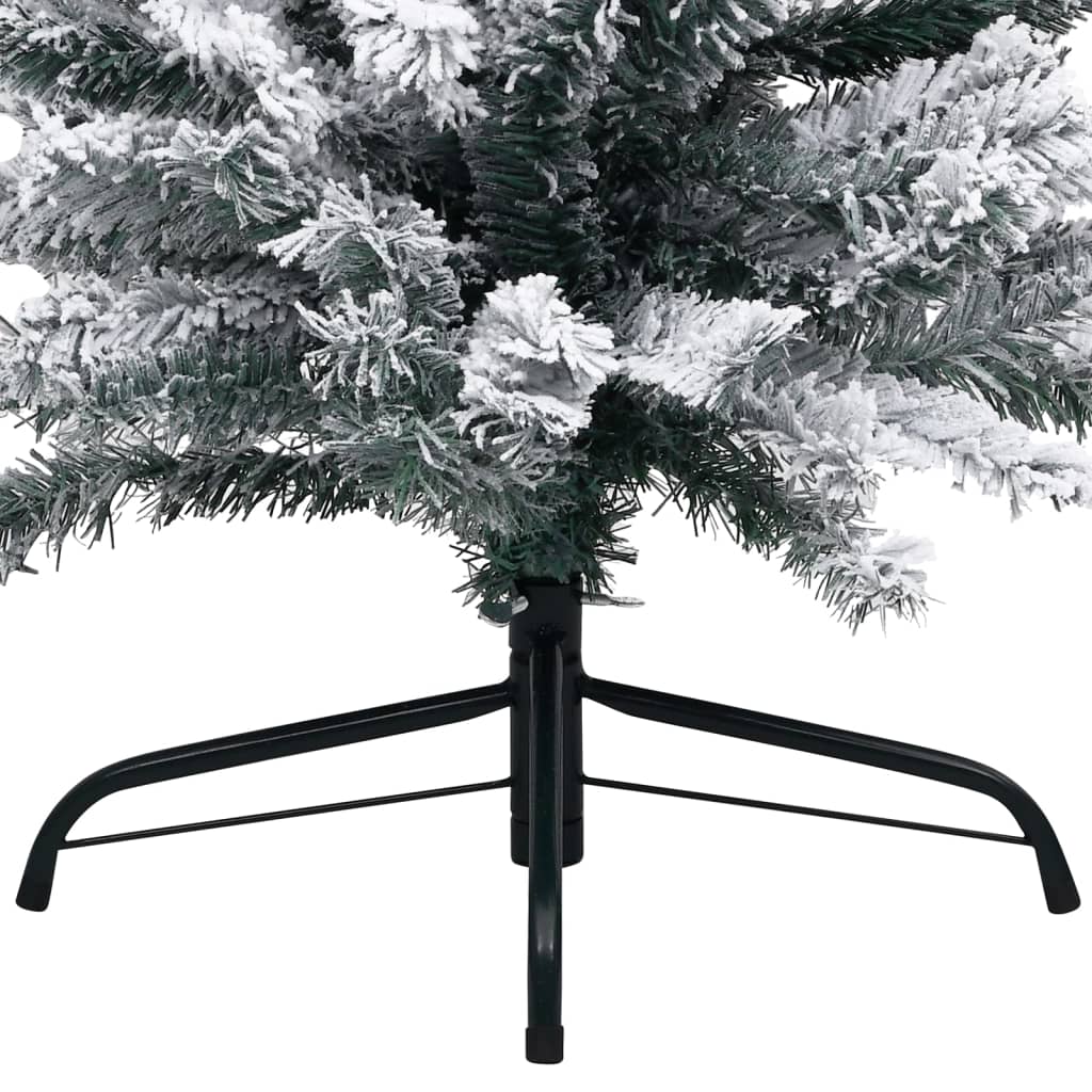 Kunstkerstboom Met Led's En Kerstballen Smal 240 Cm Groen