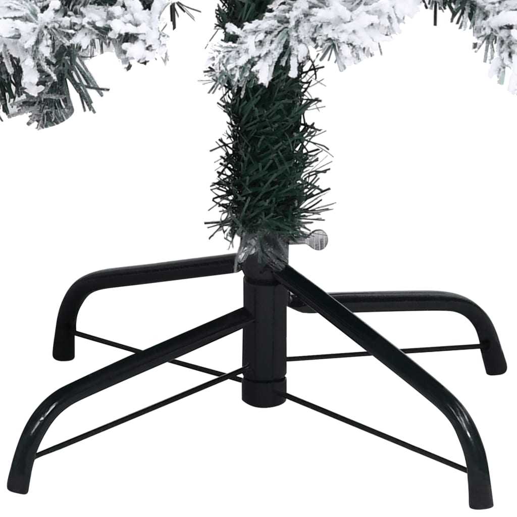 Kunstkerstboom Met Led's En Kerstballen 150 Cm Pvc Groen