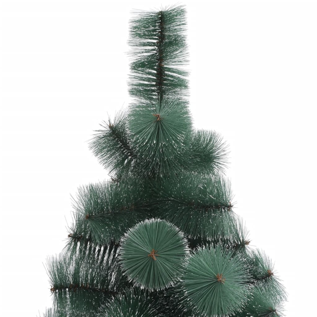 Kunstkerstboom Met Led's En Kerstballen 150 Cm Pvc En Pe Groen