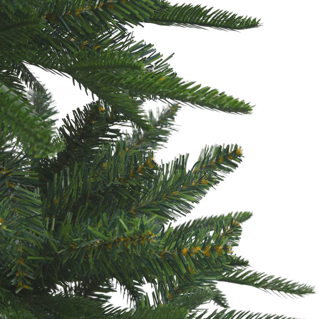Kunstkerstboom Met Led's En Kerstballen 240 Cm Pvc En Pe Groen