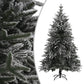 Kunstkerstboom Met Led's, Kerstballen En Sneeuw 120 Cm Pvc Pe