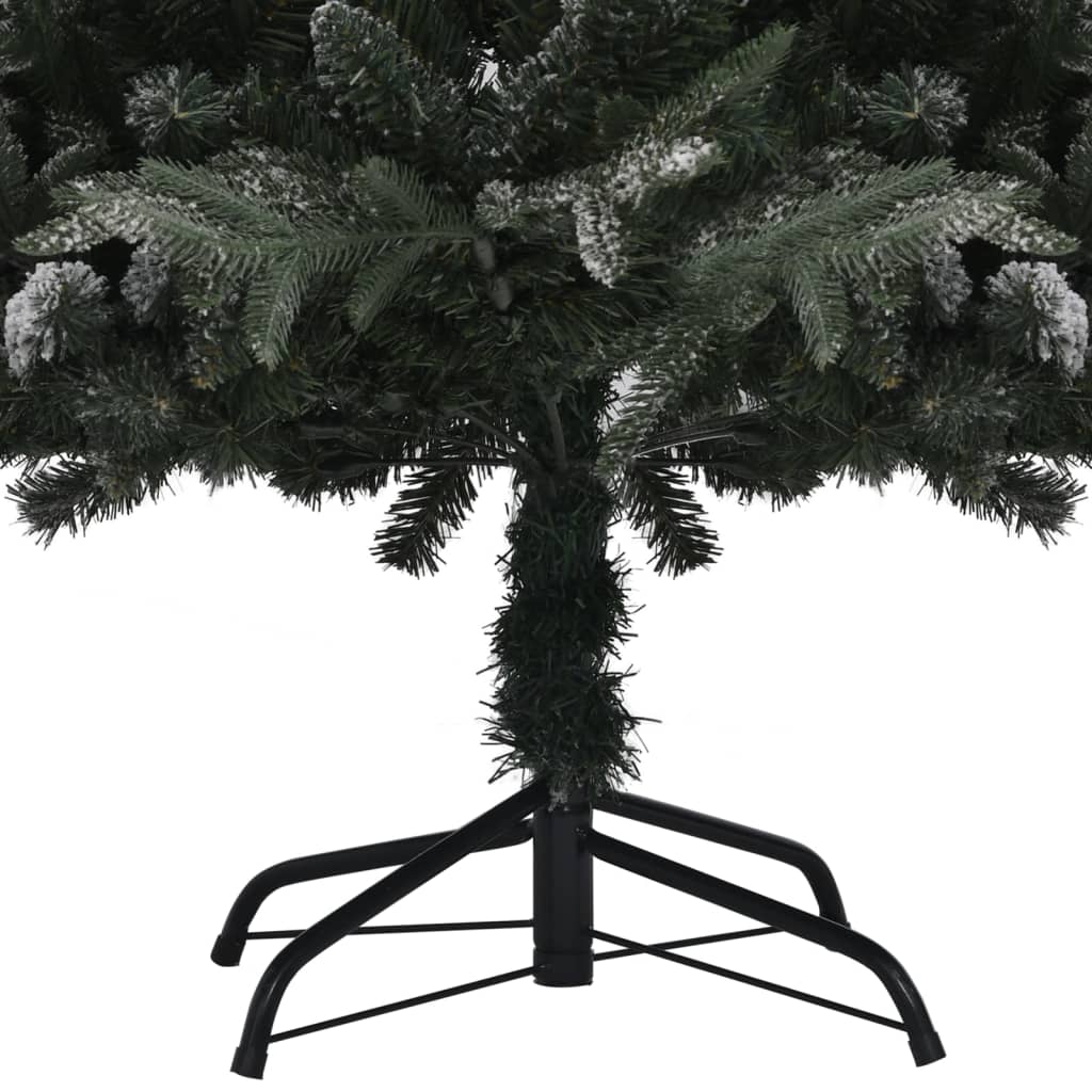 Kunstkerstboom Met Led's, Kerstballen En Sneeuw 180 Cm Pvc Pe