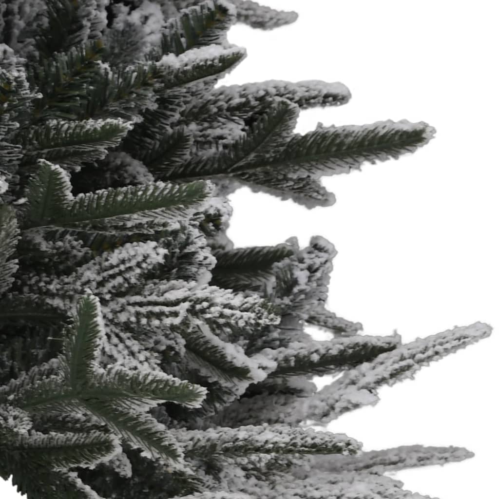 Kunstkerstboom Met Led's, Kerstballen En Sneeuw 210 Cm Pvc Pe
