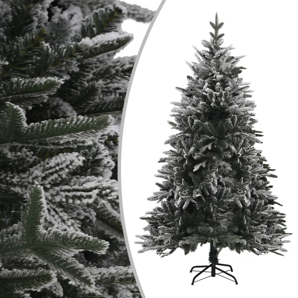 Kunstkerstboom Met Led's, Kerstballen En Sneeuw 240 Cm Pvc Pe