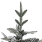 Kunstkerstboom Met Led's, Kerstballen En Sneeuw 240 Cm Pvc Pe