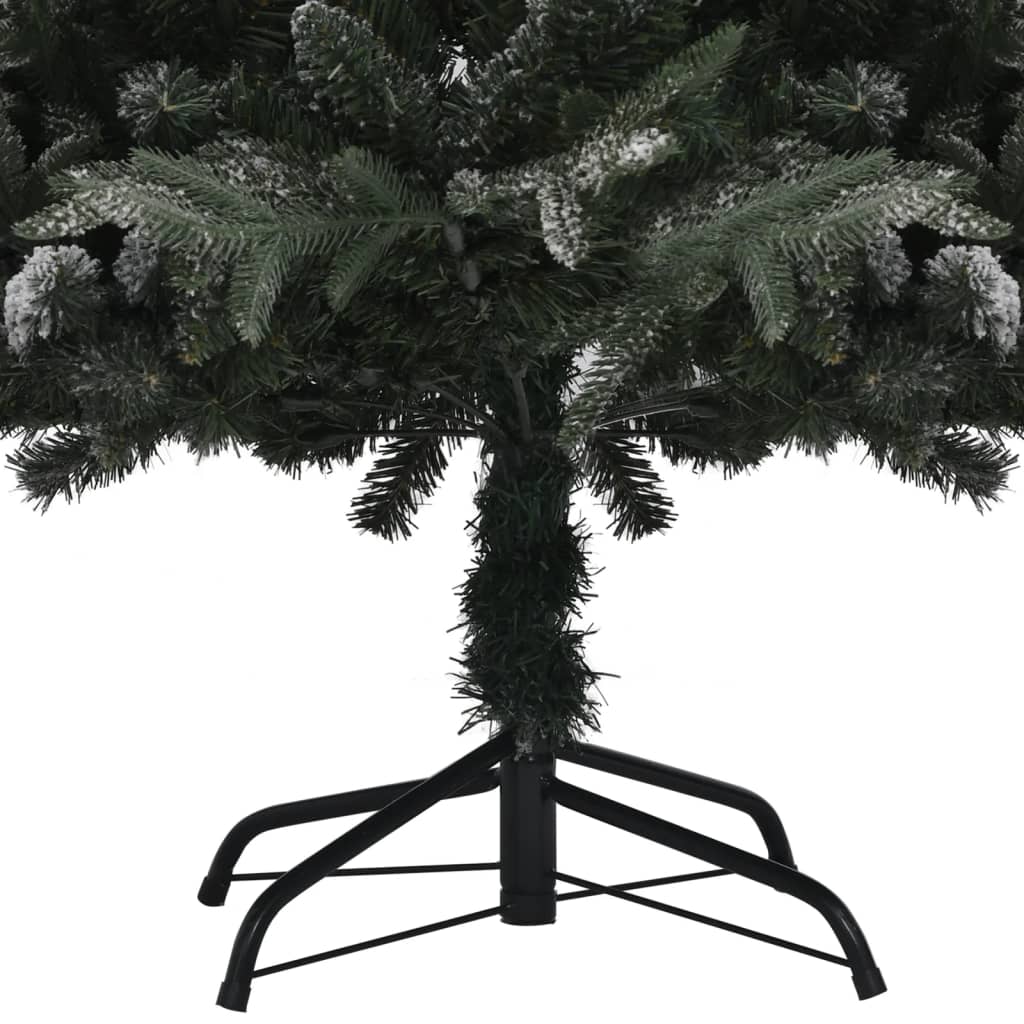 Kunstkerstboom Met Led's, Kerstballen En Sneeuw 240 Cm Pvc Pe