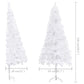 Kunstkerstboom Met Led's Hoek 150 Cm Pvc Wit