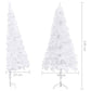 Kunstkerstboom Met Led's En Kerstballen Hoek 120 Cm Pvc Wit