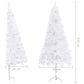 Kunstkerstboom Met Led's En Kerstballen Hoek 150 Cm Pvc Wit