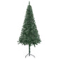 Kunstkerstboom Met Led's En Kerstballen Hoek 180 Cm Pvc Groen