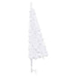 Kunstkerstboom Met Led's En Kerstballen Hoek 210 Cm Pvc Wit