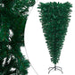 Kunstkerstboom Ondersteboven Met Led's 150 Cm Groen
