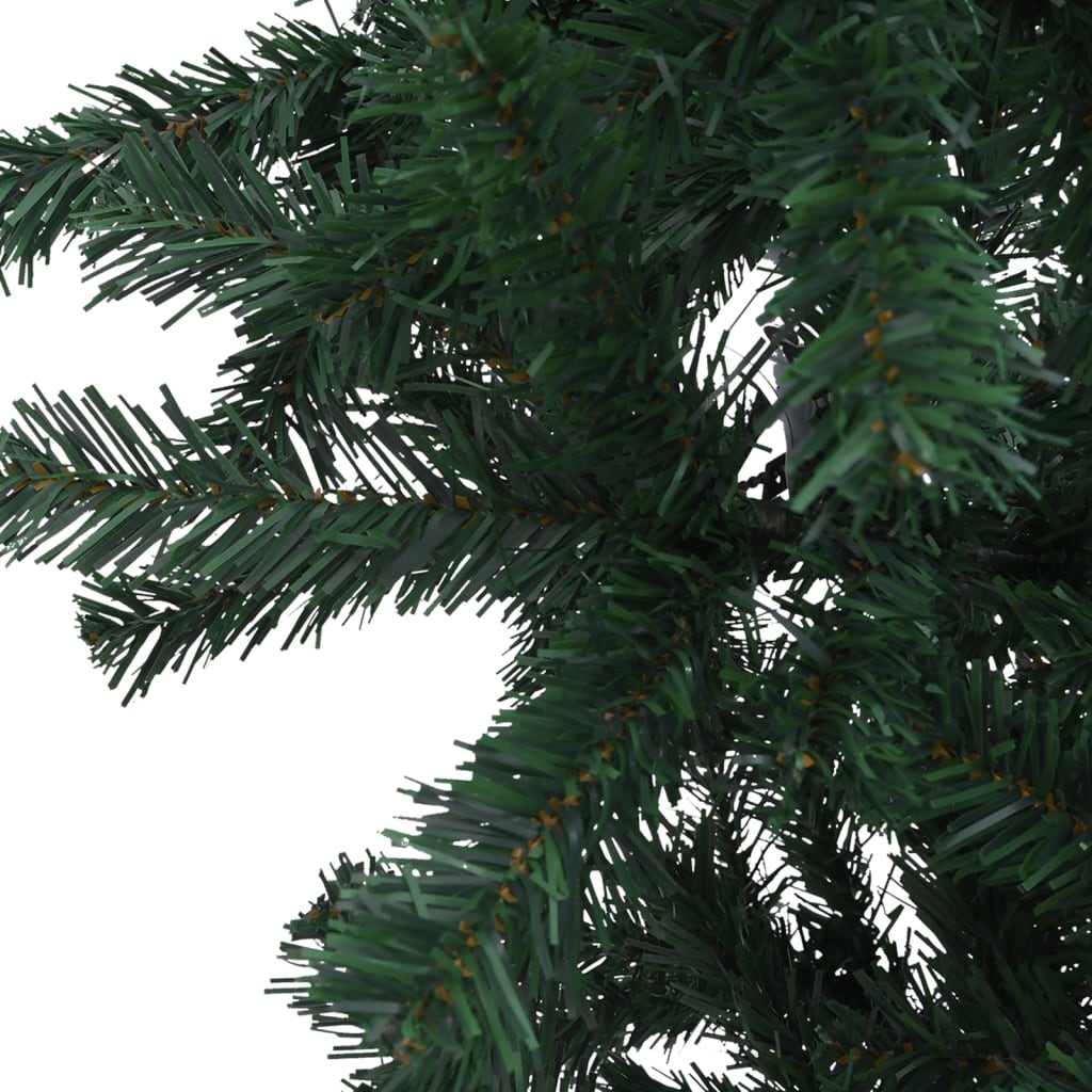 Kunstkerstboom Ondersteboven Met Led's 150 Cm Groen