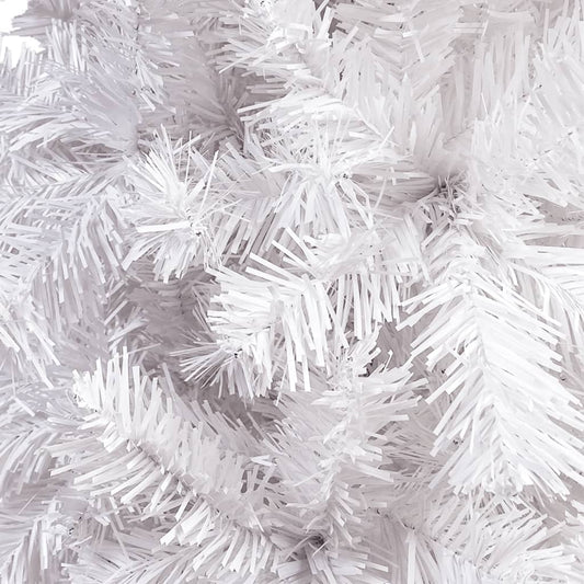 Kerstboom Met Led's Smal 210 Cm Wit