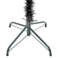 Kerstboom Met Led's Smal 150 Cm Zwart
