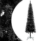 Kerstboom Met Led's Smal 180 Cm Zwart