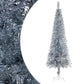 Kerstboom Met Led's Smal 150 Cm Zilverkleurig