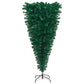 Kunstkerstboom Ondersteboven Met Led's En Kerstballen 120 Cm
