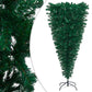 Kunstkerstboom Omgekeerd Met Led's En Kerstballen 150 Cm