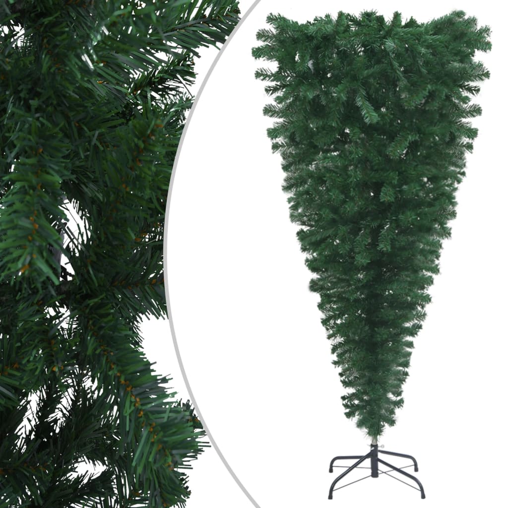 Kunstkerstboom Omgekeerd Met Led's En Kerstballen 150 Cm