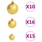 Kunstkerstboom Omgekeerd Met Led's En Kerstballen 210 Cm