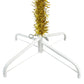 Kerstboom Met Led's En Kerstballen Smal 180 Cm Goudkleurig