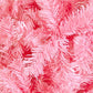 Kerstboom Met Led's En Kerstballen Smal 240 Cm Roze