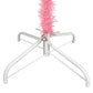 Kerstboom Met Led's En Kerstballen Smal 240 Cm Roze