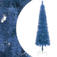 Kerstboom Met Led's En Kerstballen Smal 210 Cm Blauw
