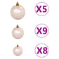 Kerstboom Met Led's En Kerstballen Smal 210 Cm Blauw