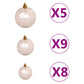 Kerstboom Met Led's En Kerstballen Smal 180 Cm Rood